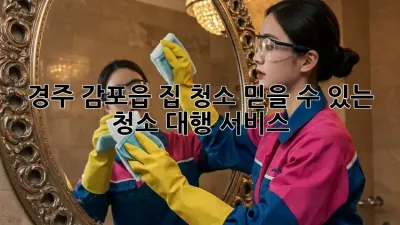 경주 감포읍 집 청소, 믿을 수 있는 청소 대행 서비스!