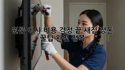 원룸 이사, 비용 걱정 끝! 새집 정돈 꿀팁 완전 정복 ✨